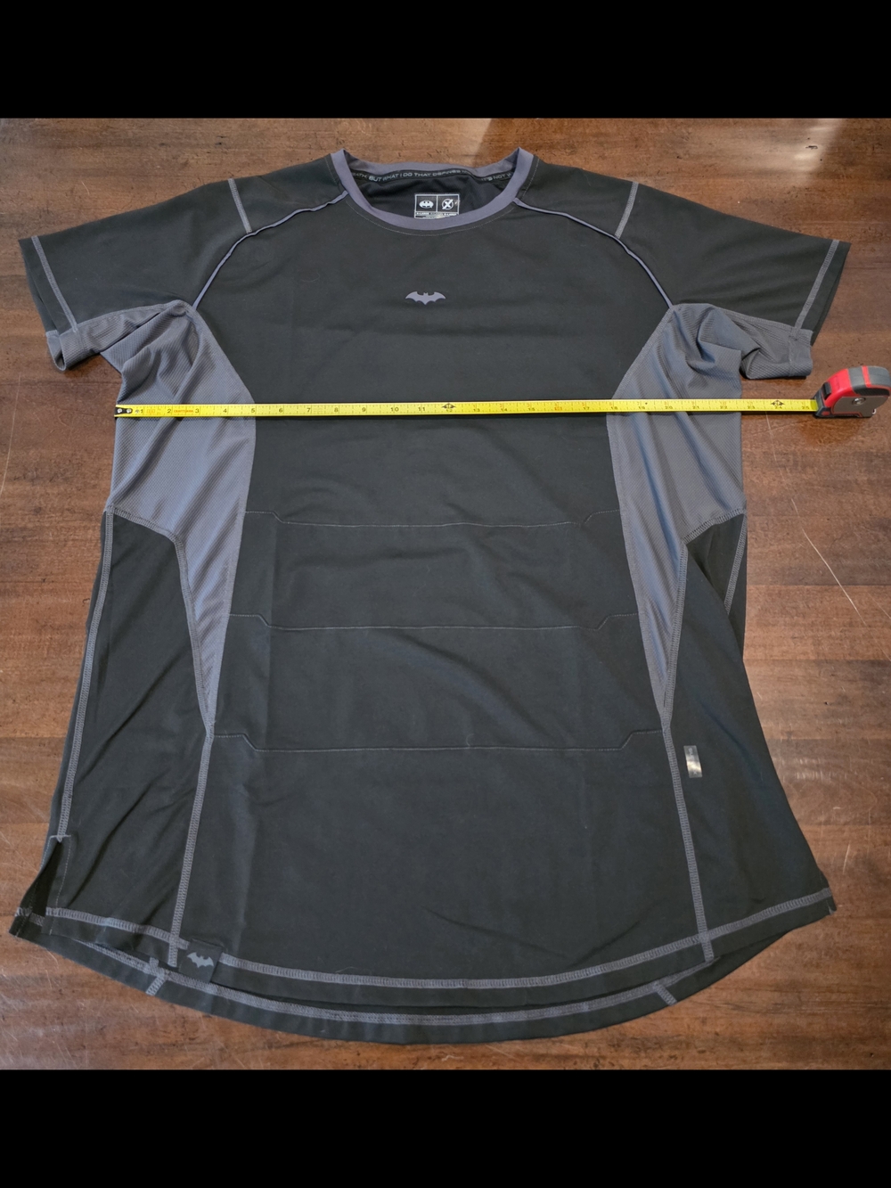 Batman Black and Gray Short Sleeve Athletic Tee